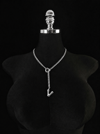 WILDCHOK - Initial Charm Slip Chain Choker