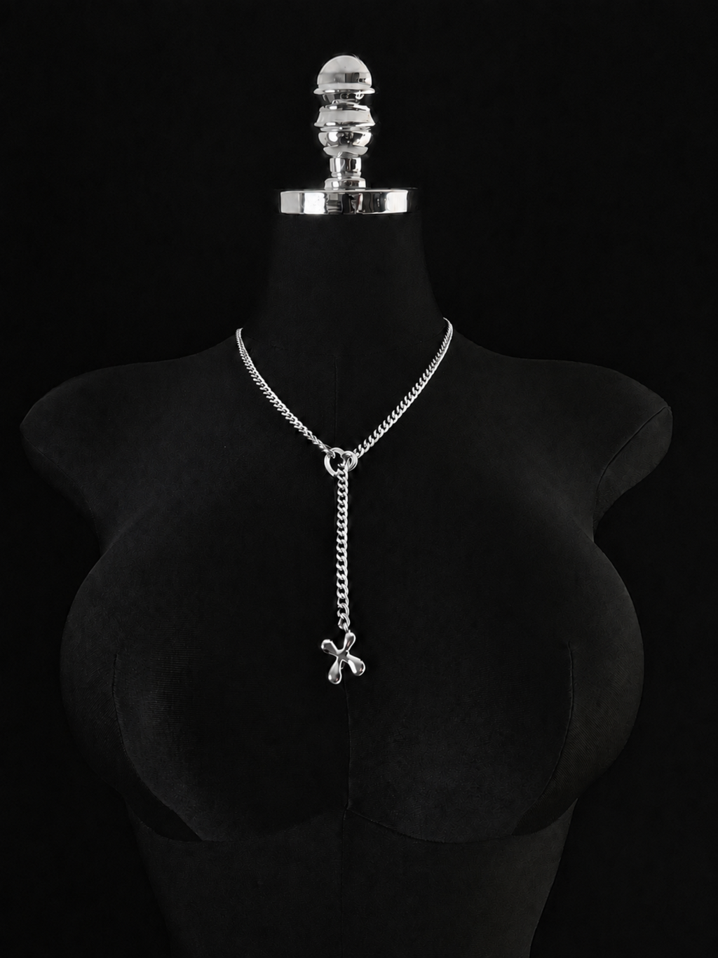 WILDCHOK - Initial Charm Slip Chain Choker