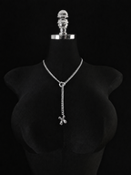 WILDCHOK - Initial Charm Slip Chain Choker