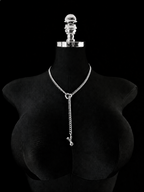 WILDCHOK - Initial Charm Slip Chain Choker