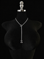 WILDCHOK - Initial Charm Slip Chain Choker
