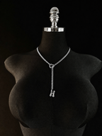 WILDCHOK - Initial Charm Slip Chain Choker