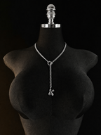 WILDCHOK - Initial Charm Slip Chain Choker