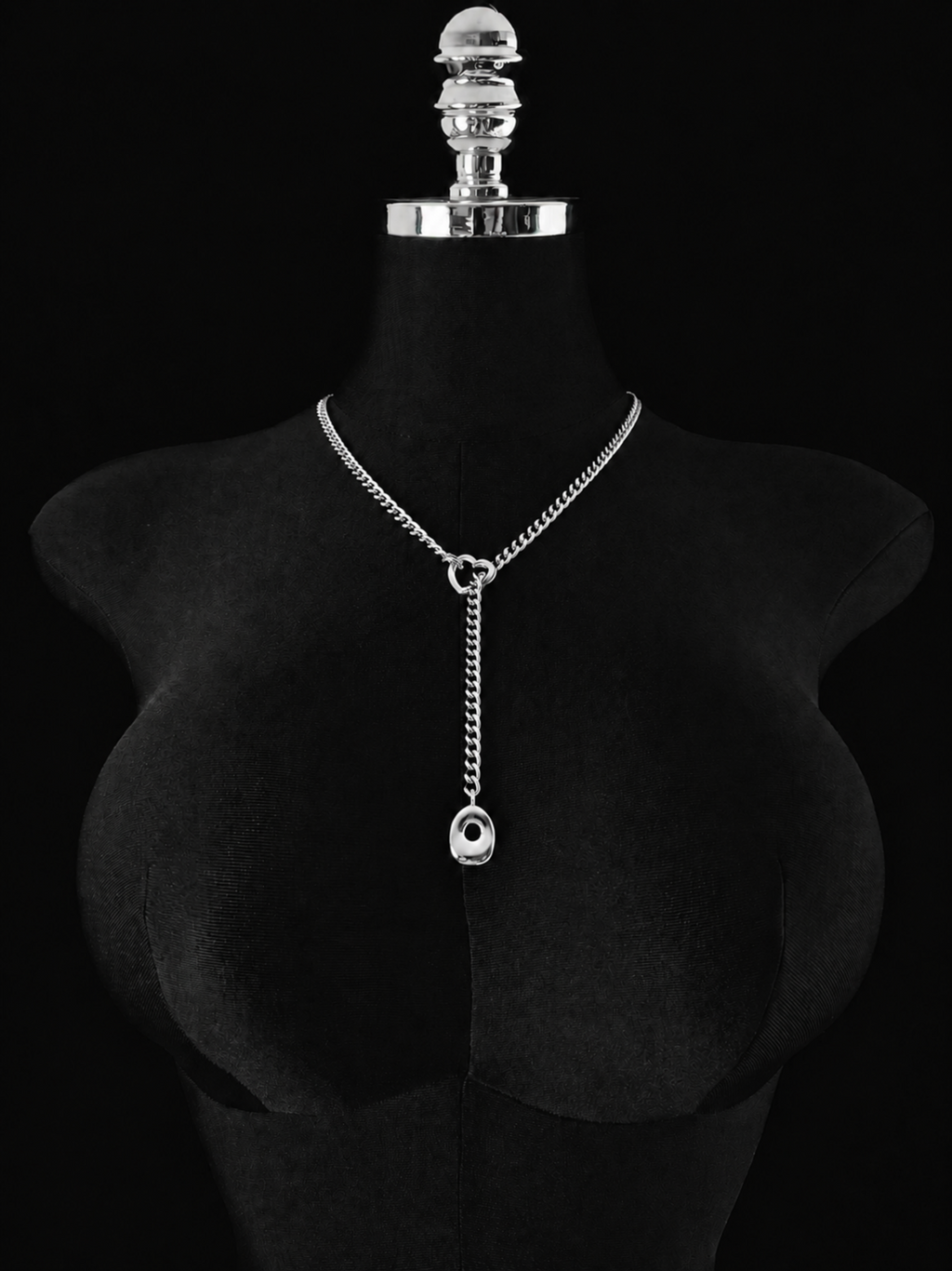 WILDCHOK - Initial Charm Slip Chain Choker