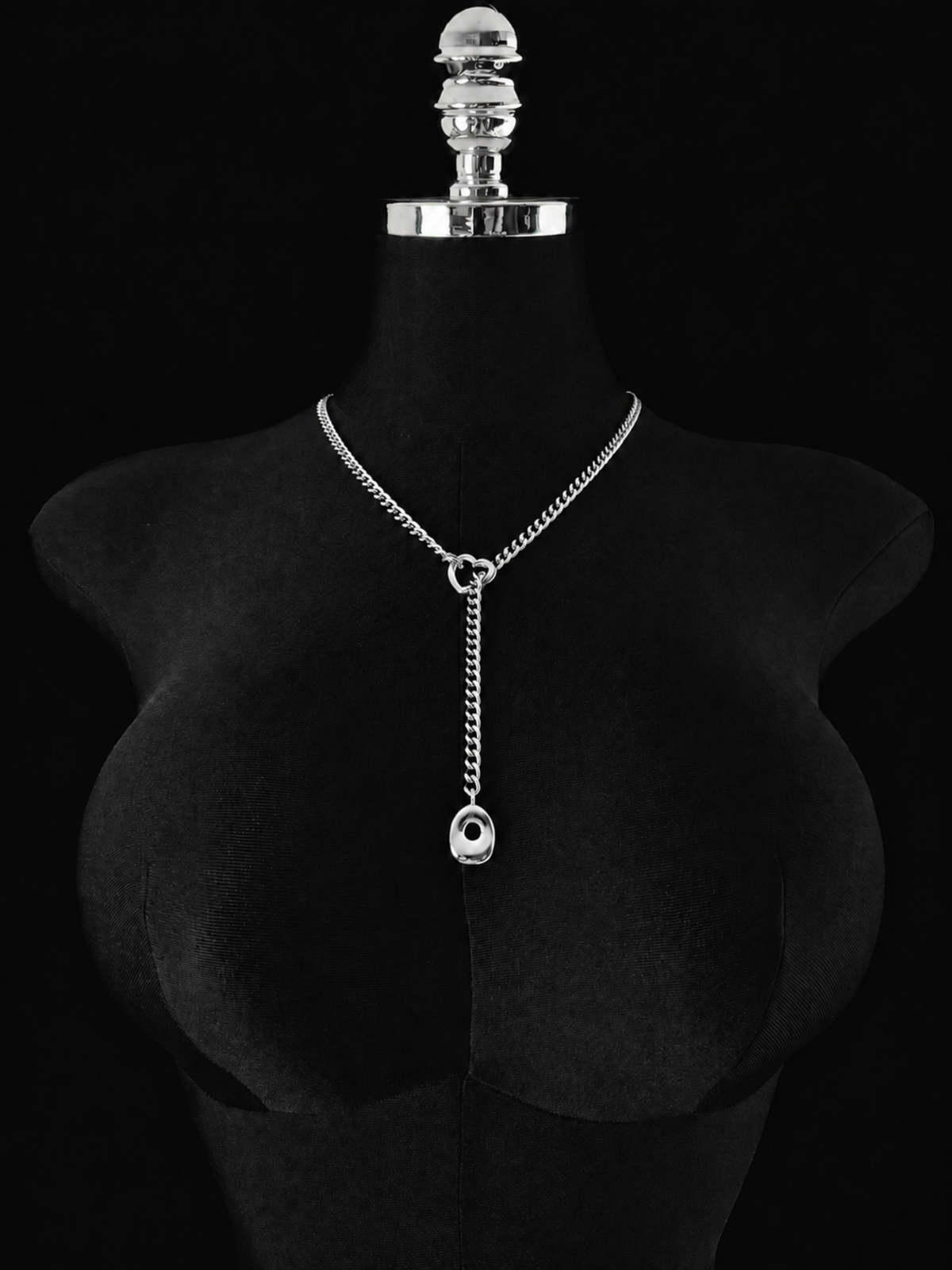 WILDCHOK - Initial Charm Slip Chain Choker