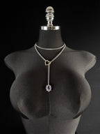 WILDCHOK - Gemstone Charm Loop Choker