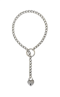 WILDCHOK - Crystal Lock & Key Slip Chain
