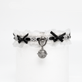 White/Black Lace Bell Choker