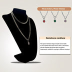 WILDCHOK - Crystal Charm Loop Choker