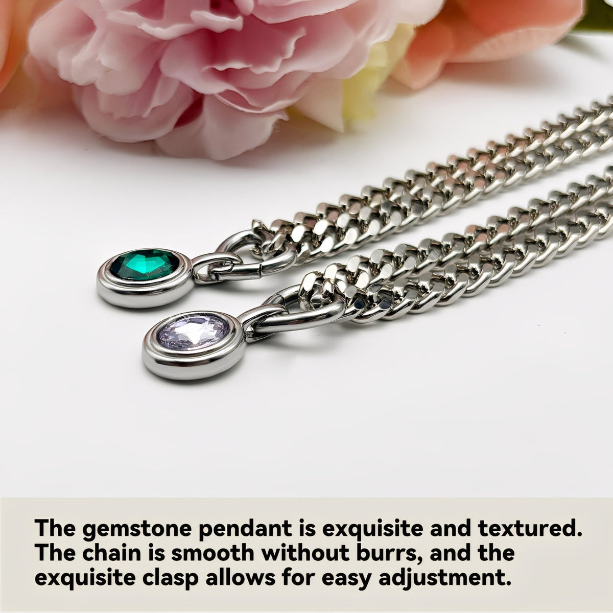 WILDCHOK - Crystal Charm Loop Choker